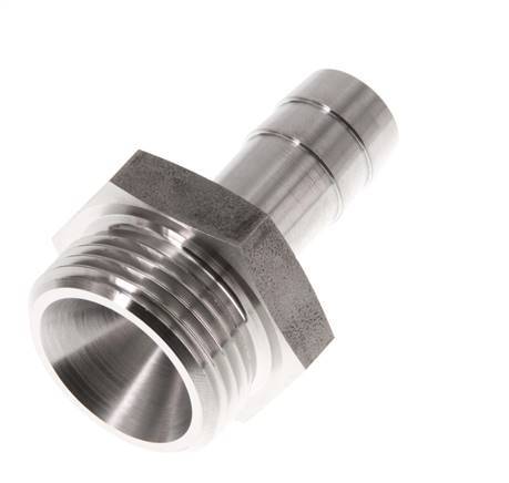 G 3/4'' Macho x 13mm Llave de manguera de acero inoxidable 40 Bar