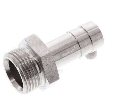 G 3/4'' Macho x 16mm Llave de manguera de acero inoxidable 40 Bar