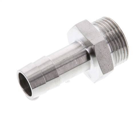 G 3/4'' Macho x 16mm Llave de manguera de acero inoxidable 40 Bar