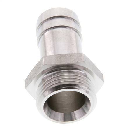 G 3/4'' Macho x 19mm Llave de manguera de acero inoxidable 40 Bar