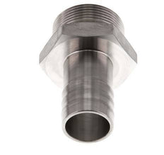 G 1 1/2'' Macho x 32mm Llave de manguera de acero inoxidable 40 Bar