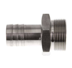 G 1 1/2'' Macho x 32mm Llave de manguera de acero inoxidable 40 Bar