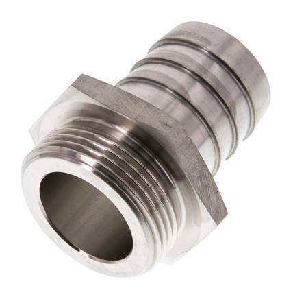 G 1 1/4'' Macho x 32mm Llave de manguera de acero inoxidable 40 Bar