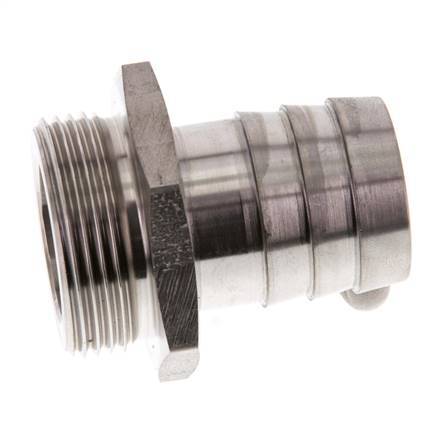 G 1 1/4'' Macho x 32mm Llave de manguera de acero inoxidable 40 Bar