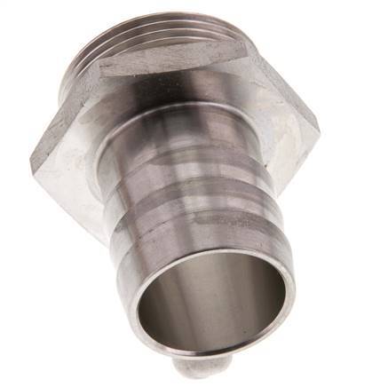 G 1 1/4'' Macho x 32mm Llave de manguera de acero inoxidable 40 Bar