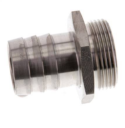 G 1 1/4'' Macho x 32mm Llave de manguera de acero inoxidable 40 Bar