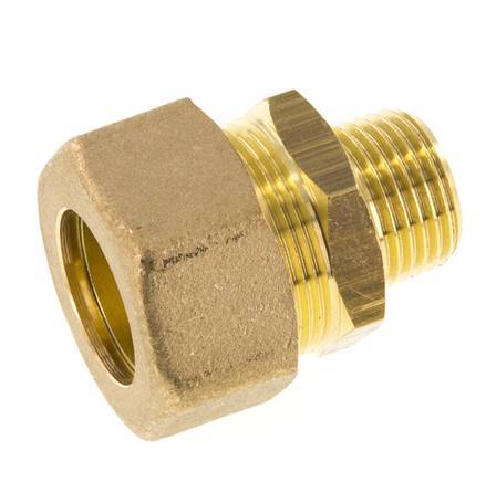 R 1/2'' Macho x 22mm Racor de compresión recto 54 Bar DIN EN 1254-2