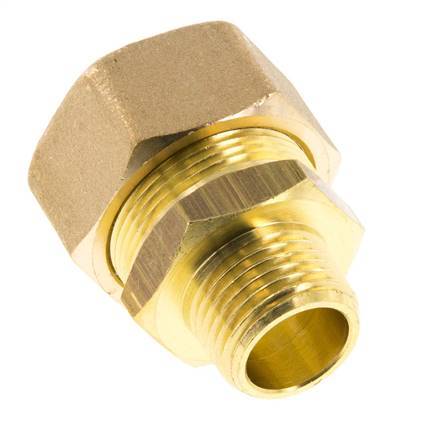 R 1/2'' Macho x 22mm Racor de compresión recto 54 Bar DIN EN 1254-2