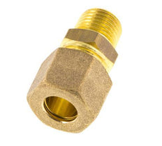 R 1/4'' Male x 10mm Brass Straight Compression Fitting 95 Bar DIN EN 1254-2 [2 Pieces]
