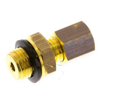 G 1/8'' Male x 4mm Brass Straight Compression Fitting with PA Seal 150 Bar DIN EN 1254-2 [2 Pieces]
