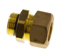 G 3/4'' Male x 22mm Brass Straight Compression Fitting with NBR Seal 54 Bar DIN EN 1254-2