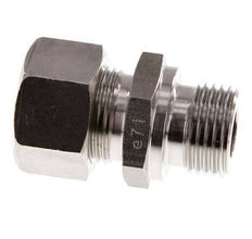 G 1/2'' Macho x 15L Racor de compresión recto de acero inoxidable 315 Bar DIN 2353