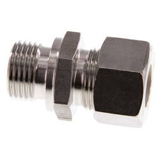 G 1/2'' Macho x 15L Racor de compresión recto de acero inoxidable 315 Bar DIN 2353