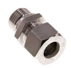 G 1/2'' Macho x 15L Racor de compresión recto de acero inoxidable 315 Bar DIN 2353