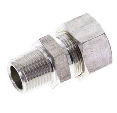 1/2'' NPT Male x 18L Stainless steel Straight Compression Fitting 315 Bar DIN 2353