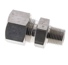 1/2'' NPT Male x 20S Stainless steel Straight Compression Fitting 400 Bar DIN 2353
