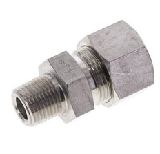 1/2'' NPT Male x 20S Stainless steel Straight Compression Fitting 400 Bar DIN 2353