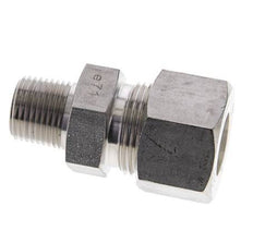 1/2'' NPT Male x 20S Stainless steel Straight Compression Fitting 400 Bar DIN 2353