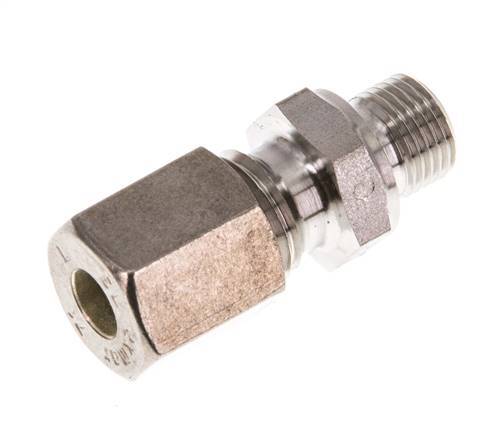 G 1/8'' Male x 6L Stainless steel Straight Compression Fitting 315 Bar DIN 2353