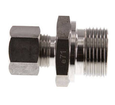 G 3/4'' Macho x 12L Racor de compresión recto de acero inoxidable 315 Bar DIN 2353