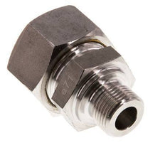 G 3/8'' Male x 18L Stainless steel Straight Compression Fitting 315 Bar DIN 2353