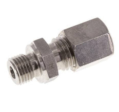 M10x1 Macho x 6L Racor de compresión recto de acero inoxidable 315 Bar DIN 2353