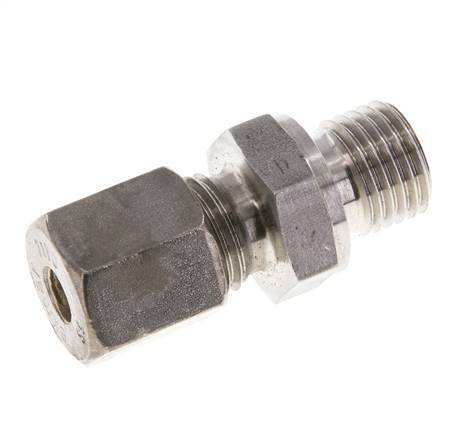 M14x1.5 Male x 6S Stainless steel Straight Compression Fitting 630 Bar DIN 2353