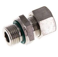 G 1/2'' Macho x 15L Racor de compresión recto de acero inoxidable con junta FKM 315 Bar DIN 2353