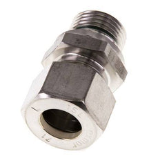 G 1/2'' Macho x 15L Racor de compresión recto de acero inoxidable con junta FKM 315 Bar DIN 2353