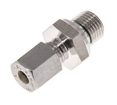 G 1/4'' Male x 6L Stainless steel Straight Compression Fitting with FKM Seal 315 Bar DIN 2353