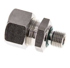 G 1/4'' Macho x 15L Racor de compresión recto de acero inoxidable con junta FKM 315 Bar DIN 2353