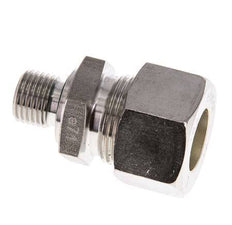 G 1/4'' Macho x 15L Racor de compresión recto de acero inoxidable con junta FKM 315 Bar DIN 2353
