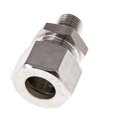 G 1/4'' Macho x 15L Racor de compresión recto de acero inoxidable con junta FKM 315 Bar DIN 2353