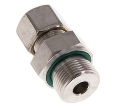 G 3/4'' Macho x 14S Racor de compresión recto de acero inoxidable con junta FKM 630 Bar DIN 2353