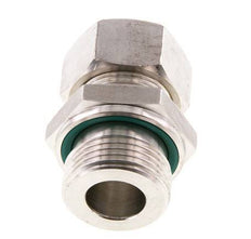G 1'' Macho x 22L Racor de compresión recto de acero inoxidable con junta FKM 160 Bar DIN 2353