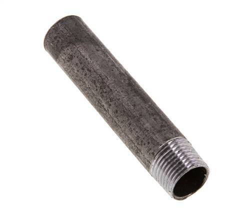 R 1/2'' Male x 21.3mm Steel Pipe Nipple with Welding End 50 Bar DIN 2982 - 100mm [2 Pieces]