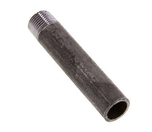 R 1/2'' Male x 21.3mm Steel Pipe Nipple with Welding End 50 Bar DIN 2982 - 100mm [2 Pieces]