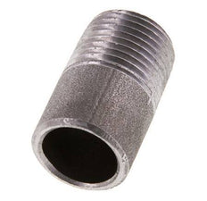 R 1/2'' Male x 21.3mm Steel Pipe Nipple with Welding End 50 Bar DIN 2982 - 35mm [5 Pieces]