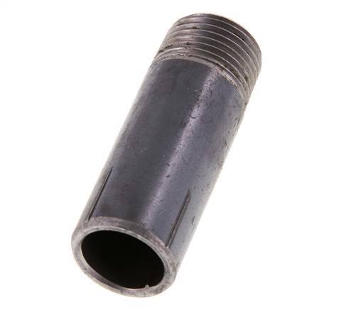 R 1/2'' Male x 21.3mm Steel Pipe Nipple with Welding End 50 Bar DIN 2982 - 60mm [5 Pieces]