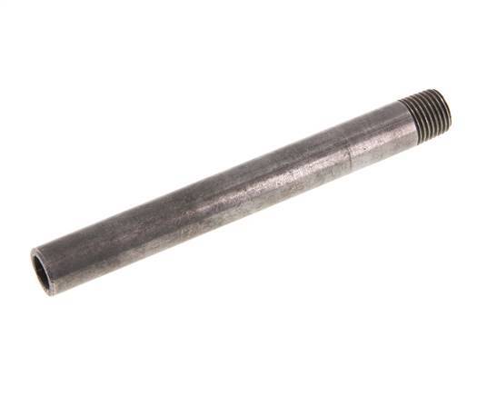 R 1/4'' Male x 13.5mm Steel Pipe Nipple with Welding End 50 Bar DIN 2982 - 120mm [2 Pieces]