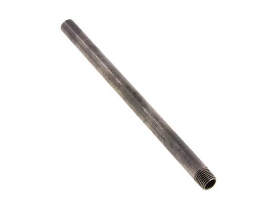 R 1/4'' Male x 13.5mm Steel Pipe Nipple with Welding End 50 Bar DIN 2982 - 200mm [2 Pieces]