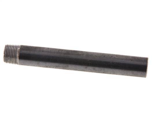 R 3/8'' Male x 17.2mm Steel Pipe Nipple with Welding End 50 Bar DIN 2982 - 120mm [2 Pieces]
