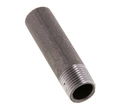 R 3/8'' Male x 17.2mm Steel Pipe Nipple with Welding End 50 Bar DIN 2982 - 60mm [2 Pieces]