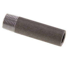 R 3/8'' Male x 17.2mm Steel Pipe Nipple with Welding End 50 Bar DIN 2982 - 60mm [2 Pieces]