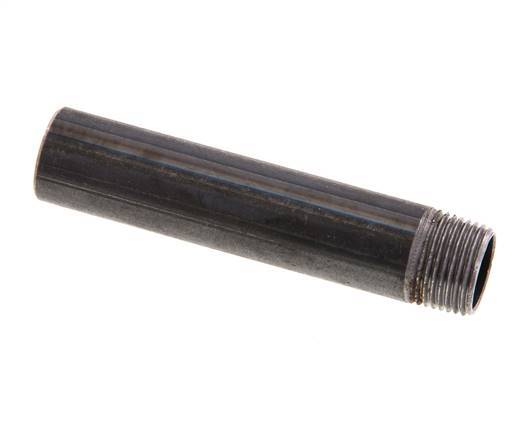 R 3/8'' Male x 17.2mm Steel Pipe Nipple with Welding End 50 Bar DIN 2982 - 80mm [2 Pieces]