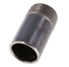 R 1'' Male x 33.7mm Steel Pipe Nipple with Welding End 50 Bar DIN 2982 - 60mm [2 Pieces]