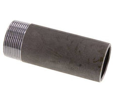 R 1 1/2'' Male x 48.3mm Steel Pipe Nipple with Welding End 50 Bar DIN 2982 - 120mm [2 Pieces]