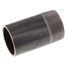 R 1 1/2'' Male x 48.3mm Steel Pipe Nipple with Welding End 50 Bar DIN 2982 - 80mm [2 Pieces]