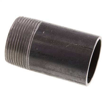 R 1 1/2'' Male x 48.3mm Steel Pipe Nipple with Welding End 50 Bar DIN 2982 - 80mm [2 Pieces]