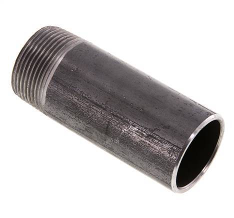 R 1 1/4'' Male x 42.4mm Steel Pipe Nipple with Welding End 50 Bar DIN 2982 - 100mm [2 Pieces]
